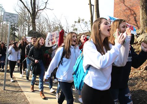 Hundreds of students walk out of Colorado schools to protest gun violence
